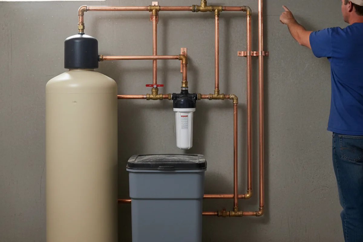 Whole-house water treatment system installed in Champlain